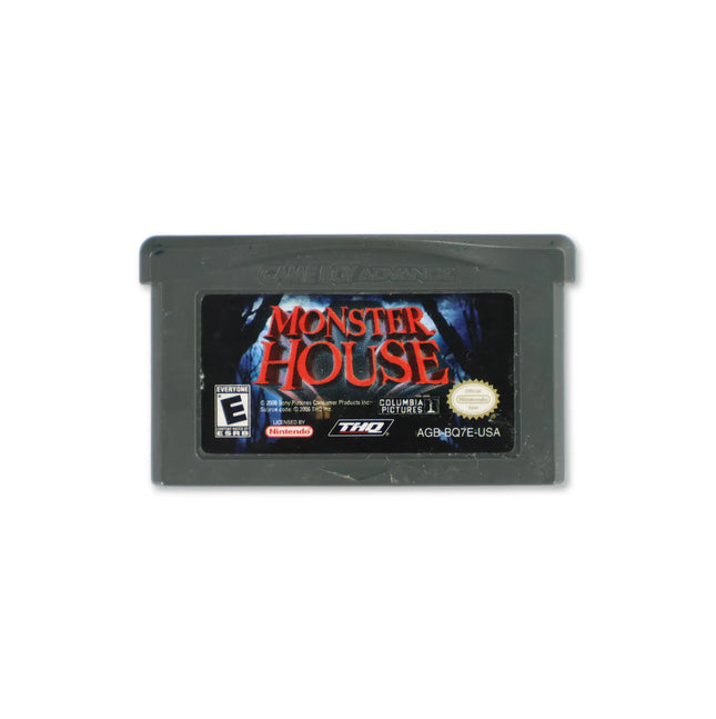 Monster House for Nintendo Game Boy Advance - Cartridge front with label - Game only.
