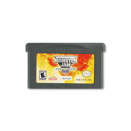Monster Jam Maximum Destruction for Nintendo Game Boy Advance - Cartridge front with label - Game only.