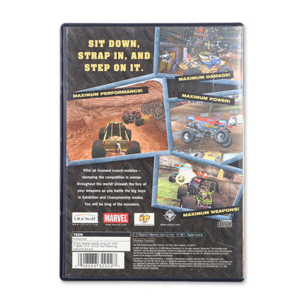 Monster Jam Maximum Destruction for Sony PlayStation 2 - Case back cover - Product gallery.