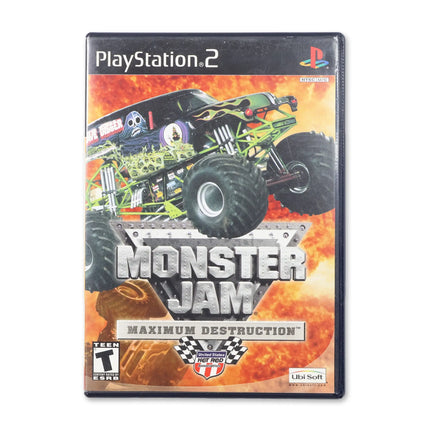 Monster Jam Maximum Destruction for Sony PlayStation 2 - Case front cover - Complete in box or case and game.