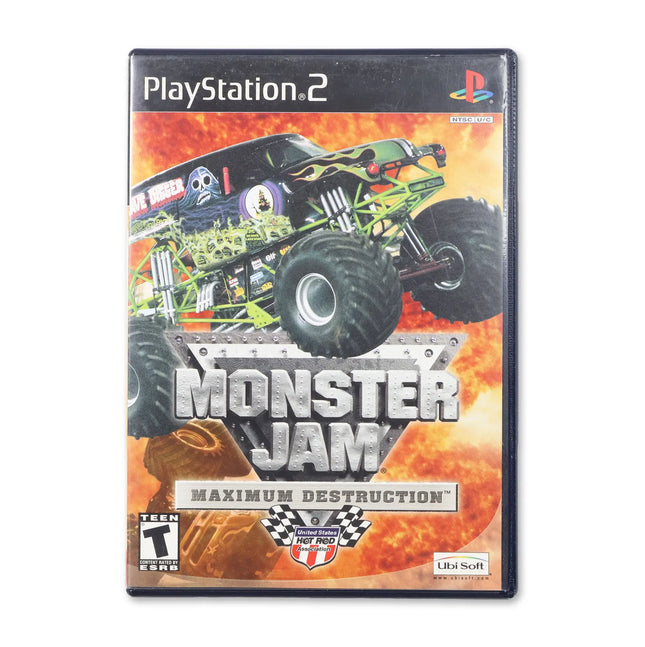 Monster Jam Maximum Destruction for Sony PlayStation 2 - Case front cover - Complete in box or case and game.