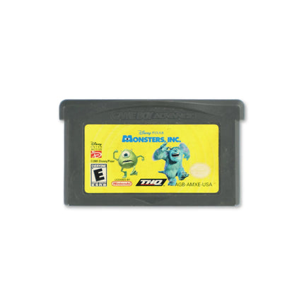 Monsters Inc for Nintendo Game Boy Advance - Cartridge front with label - Game only.