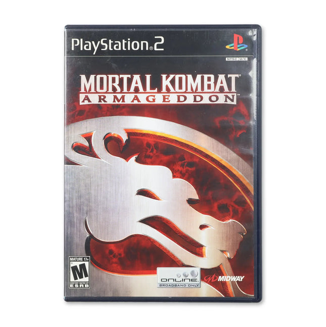 Mortal Kombat Armageddon for Sony PlayStation 2 - Case front cover - Complete in box or case and game.