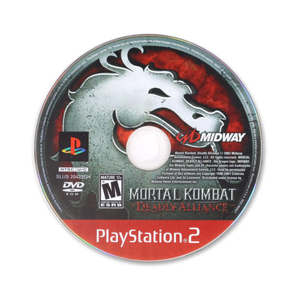Mortal Kombat Deadly Alliance [Greatest Hits] for Sony PlayStation 2 - Disc front with label - Game only.