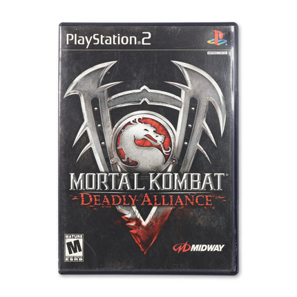 Mortal Kombat Deadly Alliance for Sony PlayStation 2 - Case front cover - Complete in box or case and game.
