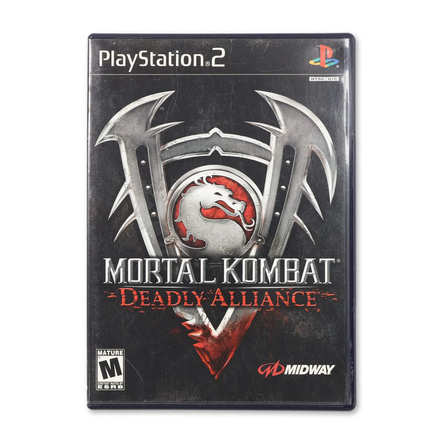 Mortal Kombat Deadly Alliance for Sony PlayStation 2 - Case front cover - Complete in box or case and game.