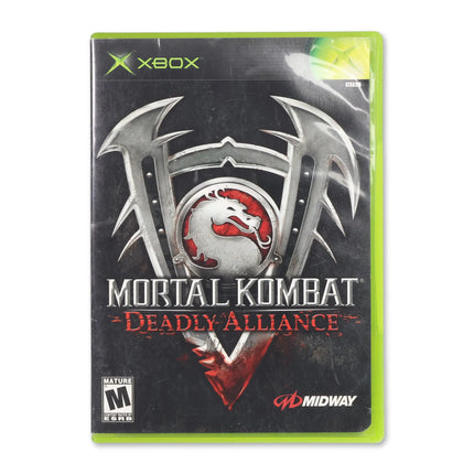 Mortal Kombat Deadly Alliance for Microsoft Xbox - Case front cover - Complete in box or case and game.
