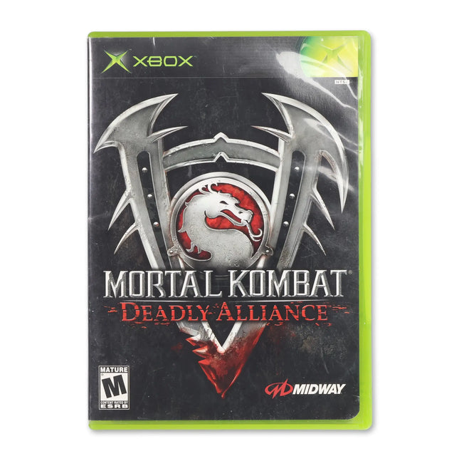 Mortal Kombat Deadly Alliance for Microsoft Xbox - Case front cover - Complete in box or case and game.