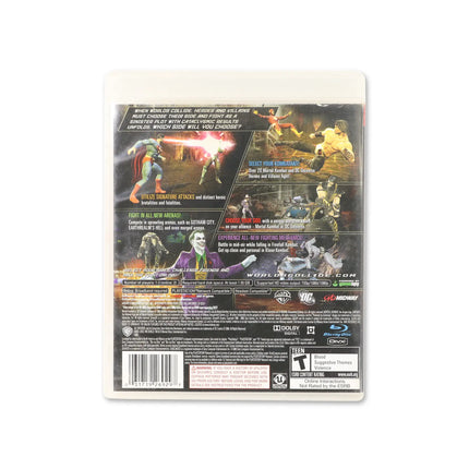 Mortal Kombat vs. DC Universe for PlayStation 3 - Box back - Product gallery.