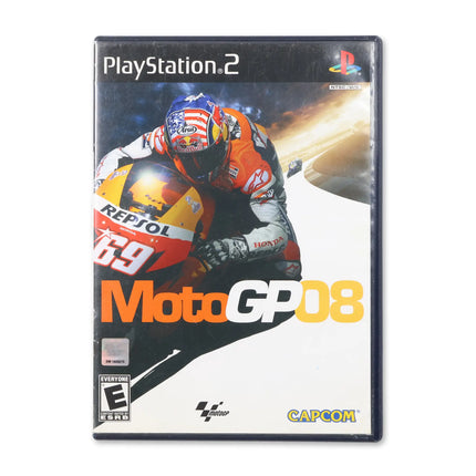 MotoGP 08 for Sony PlayStation 2 - Case front cover - Complete in box or case and game.