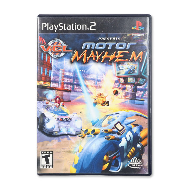 Motor Mayhem for Sony PlayStation 2 - Case front cover - Complete in box or case and game.