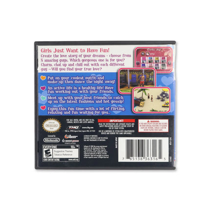 My Boyfriend for Nintendo DS - Box back - Product gallery.