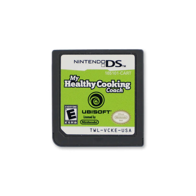 My Healthy Cooking Coach for Nintendo DS - Cartridge front with label - Game only.