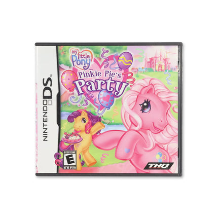 My Little Pony Pinkie Pie's Party for Nintendo DS - Box front - Complete in box or box and game.