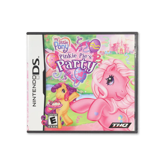 My Little Pony Pinkie Pie's Party for Nintendo DS - Box front - Complete in box or box and game.