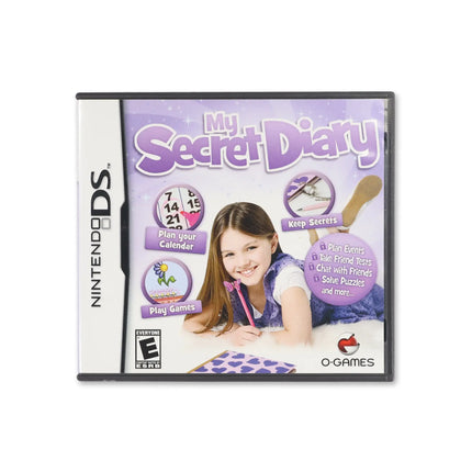 My Secret Diary for Nintendo DS - Box front - Complete in box or box and game.