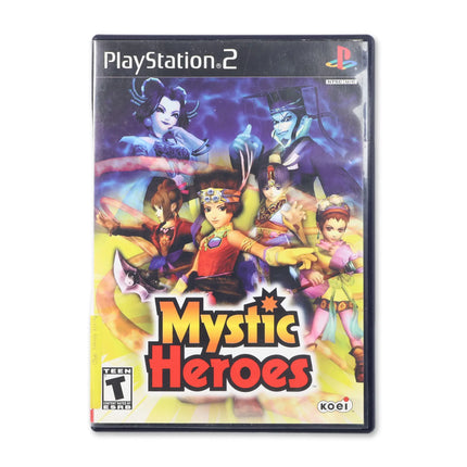 Mystic Heroes for Sony PlayStation 2 - Case front cover - Complete in box or case and game.