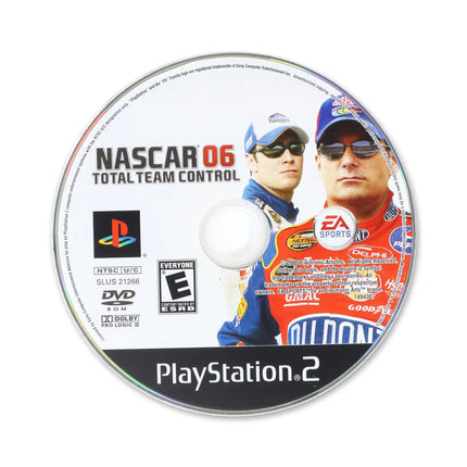 NASCAR 06 Total Team Control for Sony PlayStation 2 - Disc front with label - Game only.