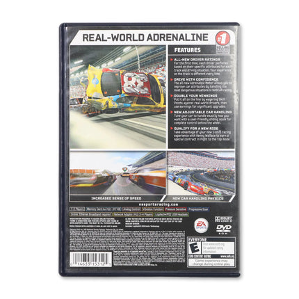 NASCAR 07 for Sony PlayStation 2 - Case back cover - Product gallery.