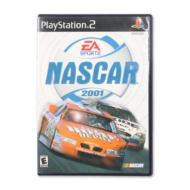 NASCAR 2001 for Sony PlayStation 2 - Case front cover - Complete in box or case and game.