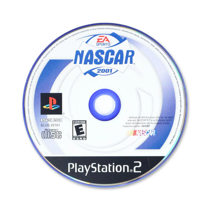 NASCAR 2001 for Sony PlayStation 2 - Disc front with label - Game only.