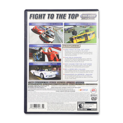 NASCAR Chase for the Cup 2005 for Sony PlayStation 2 - Case back cover - Product gallery.