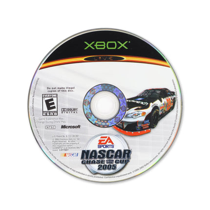 NASCAR Chase for the Cup 2005 for Microsoft Xbox - Disc front with label - Game only.