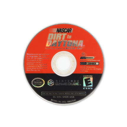 NASCAR Dirt to Daytona for Nintendo GameCube - Disc front with label - Game only.