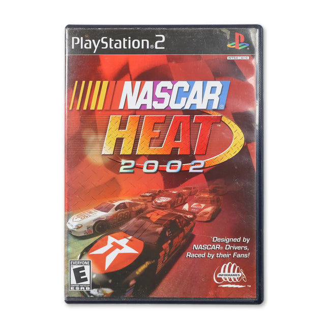 NASCAR Heat 2002 for Sony PlayStation 2 - Case front cover - Complete in box or case and game.