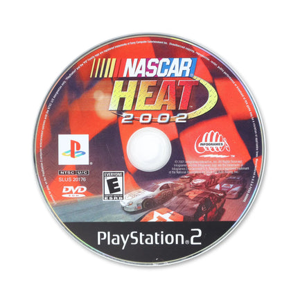 NASCAR Heat 2002 for Sony PlayStation 2 - Disc front with label - Game only.