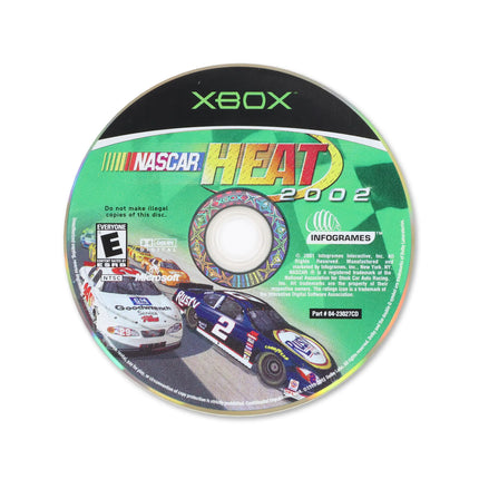 NASCAR Heat 2002 for Microsoft Xbox - Disc front with label - Game only.