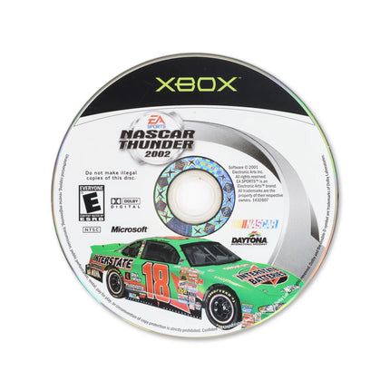 NASCAR Thunder 2002 for Microsoft Xbox - Disc front with label - Game only.