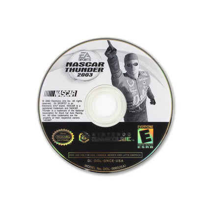 NASCAR Thunder 2003 for Nintendo GameCube - Disc front with label - Game only.