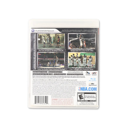 NBA 09 The Inside for PlayStation 3 - Box back - Product gallery.