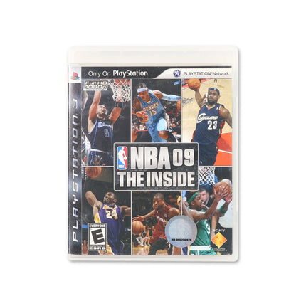 NBA 09 The Inside for PlayStation 3 - Box front - Complete in box or box and game.