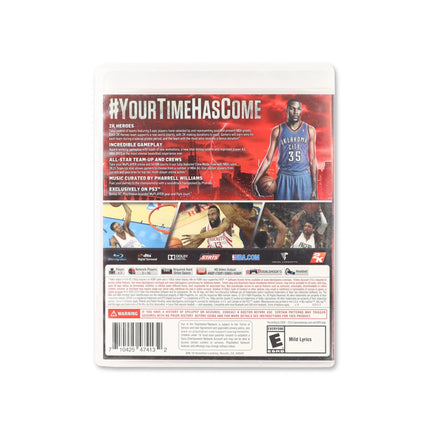 NBA 2K15 for PlayStation 3 - Box back - Product gallery.