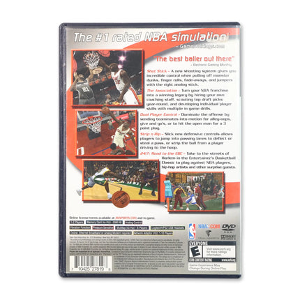 NBA 2K6 for Sony PlayStation 2 - Case back cover - Product gallery.