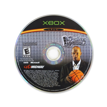 NBA Ballers Phenom for Microsoft Xbox - Disc front with label - Game only.