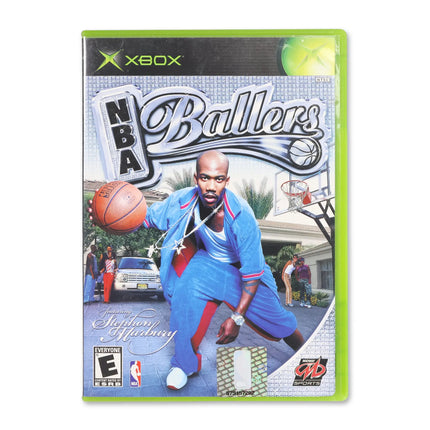 NBA Ballers for Microsoft Xbox - Case front cover - Complete in box or case and game.
