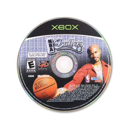 NBA Ballers for Microsoft Xbox - Disc front with label - Game only.