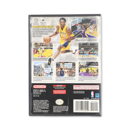 NBA Courtside 2002 for Nintendo GameCube - Case back cover - Product gallery.
