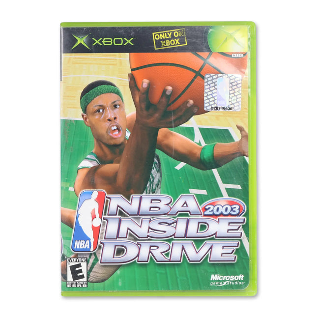 NBA Inside Drive 2003 for Microsoft Xbox - Case front cover - Complete in box or case and game.