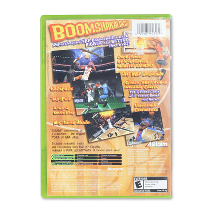 NBA Jam for Microsoft Xbox - Case back cover - Product gallery.