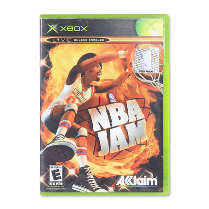 NBA Jam for Microsoft Xbox - Case front cover - Complete in box or case and game.