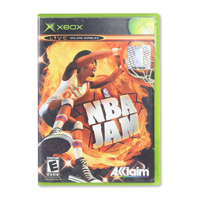 NBA Jam for Microsoft Xbox - Case front cover - Complete in box or case and game.