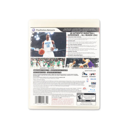 NBA Live 10 for PlayStation 3 - Box back - Product gallery.