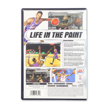 NBA Live 2002 for Sony PlayStation 2 - Case back cover - Product gallery.