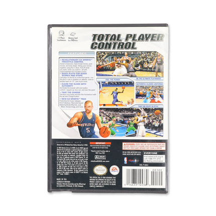 NBA Live 2003 for Nintendo GameCube - Case back cover - Product gallery.