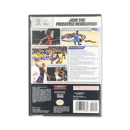 NBA Live 2004 for Nintendo GameCube - Case back cover - Product gallery.