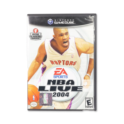 NBA Live 2004 for Nintendo GameCube - Case front cover - Complete in box or case and game.